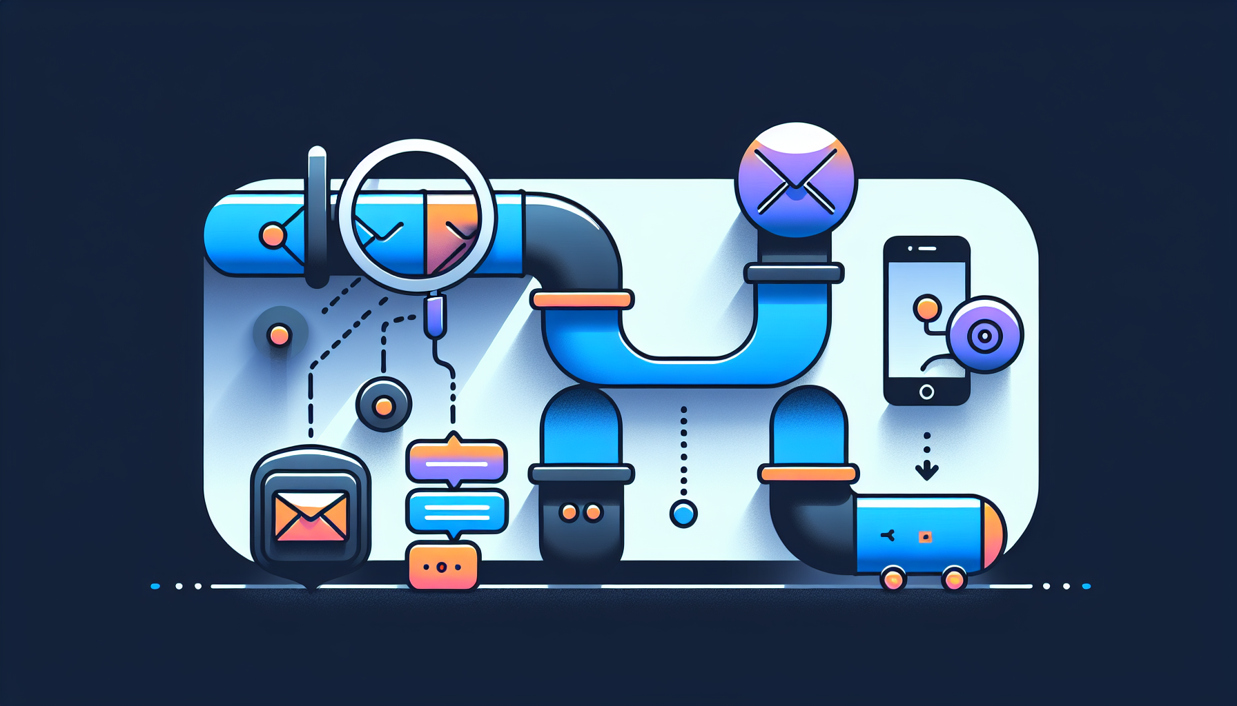 IMAP 메일 감지에서 SMS/카카오톡 자동 발송까지의 파이프라인 구조
