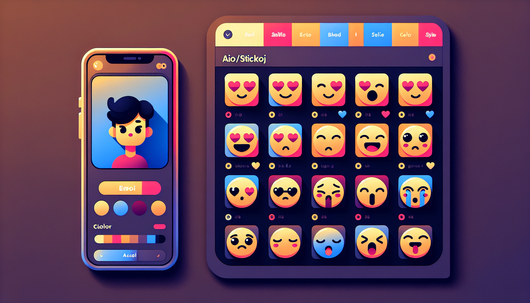 FaceMoji 히어로 이미지